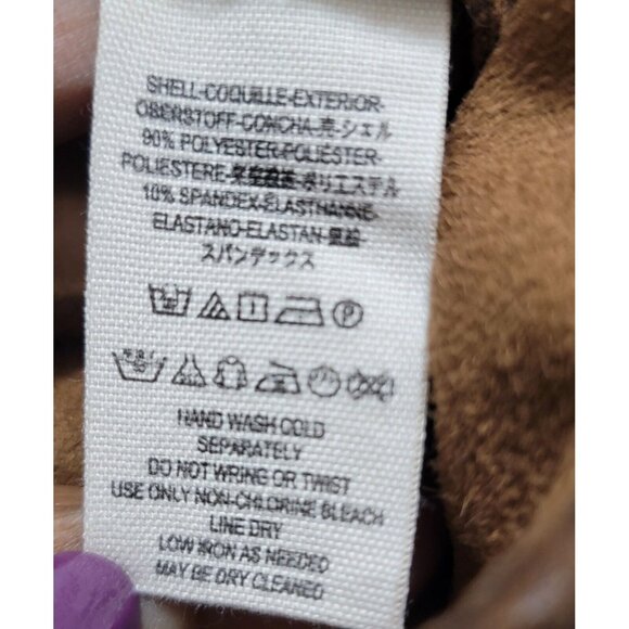 Free People Womens Brown Never Let Go Faux Leather Brown Pull On Pants‎ Size 6 - Picture 6 of 13